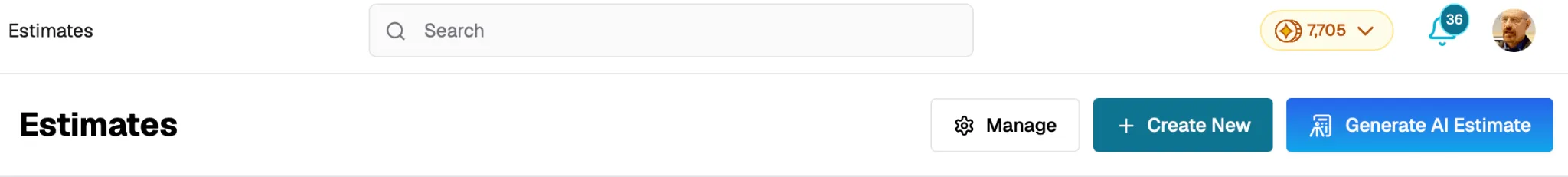 Create Estimate