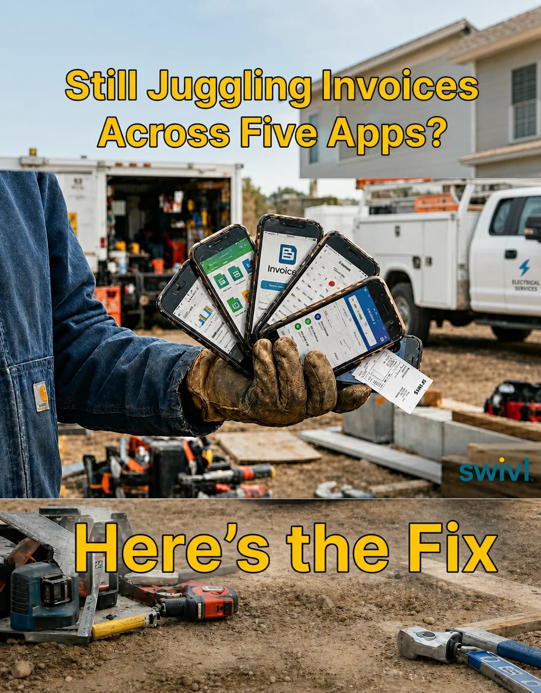 Still Juggling Invoices Across Five Apps? Here's How Field Service Pros Fixed It