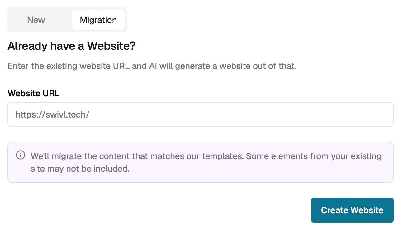 migrate-website