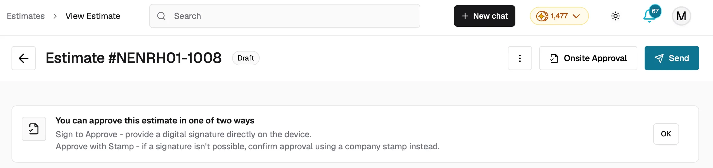 onsite-approval