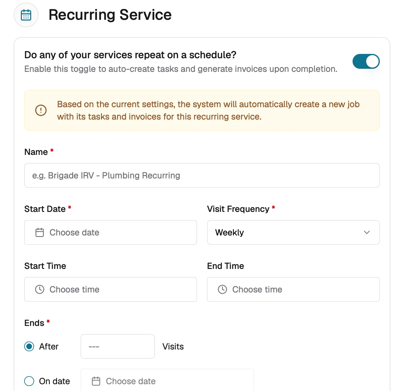 recurring-schedule