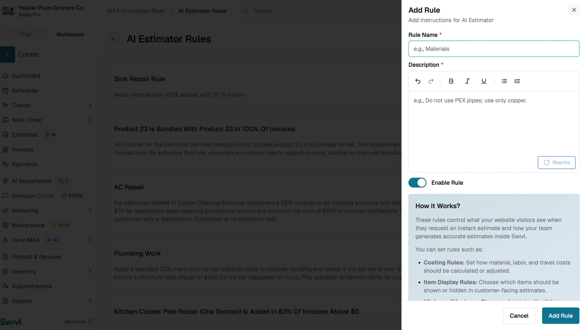 swivl-rules