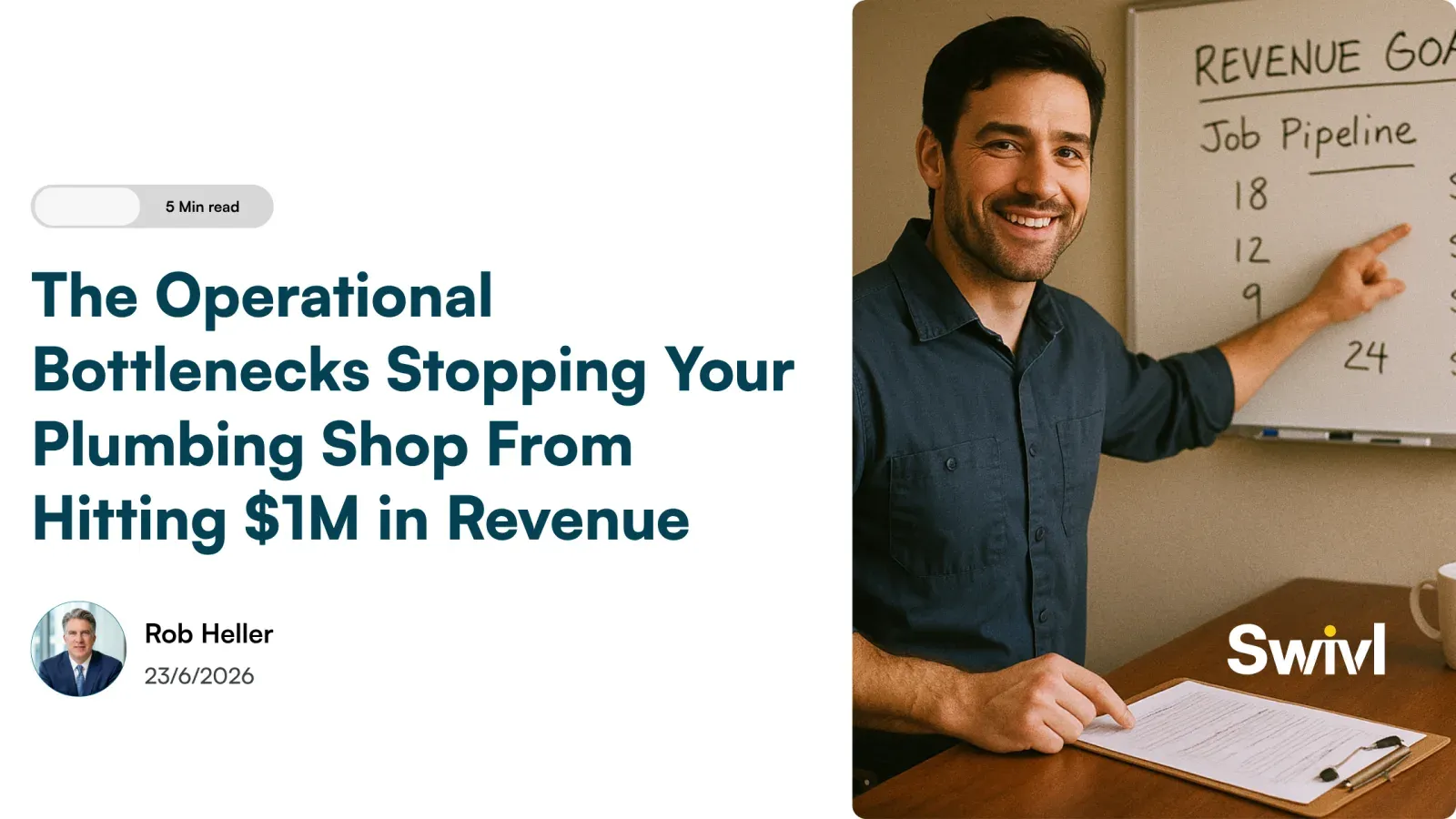 The Operational Bottlenecks Stopping Your Plumbing Shop From Hitting $1M in Revenue