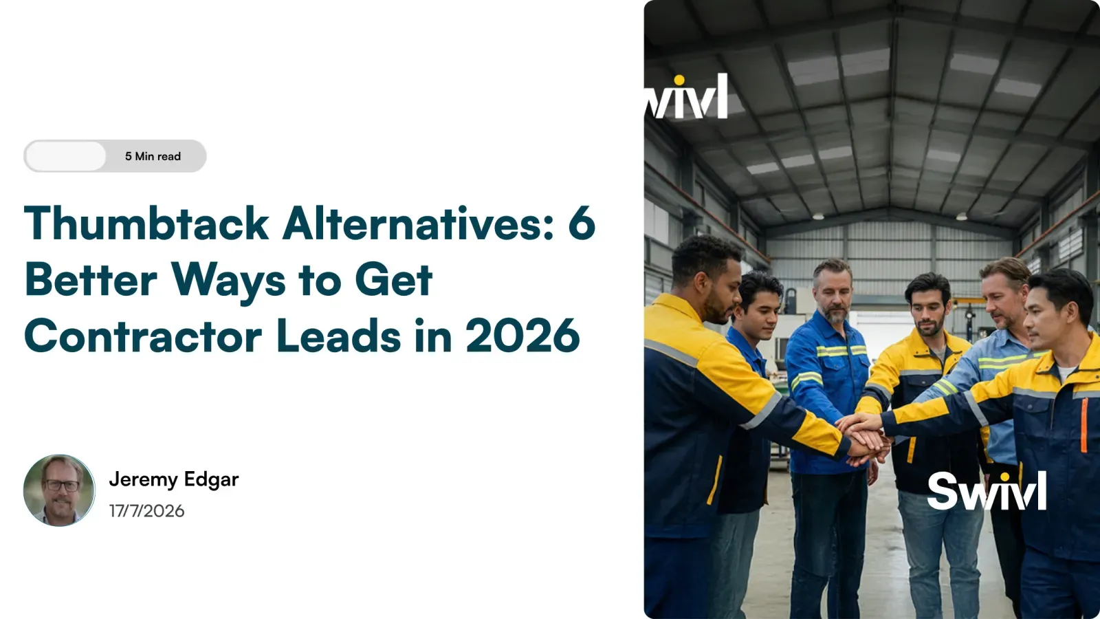Thumbtack Alternatives: 6 Better Ways to Get Contractor Leads in 2026