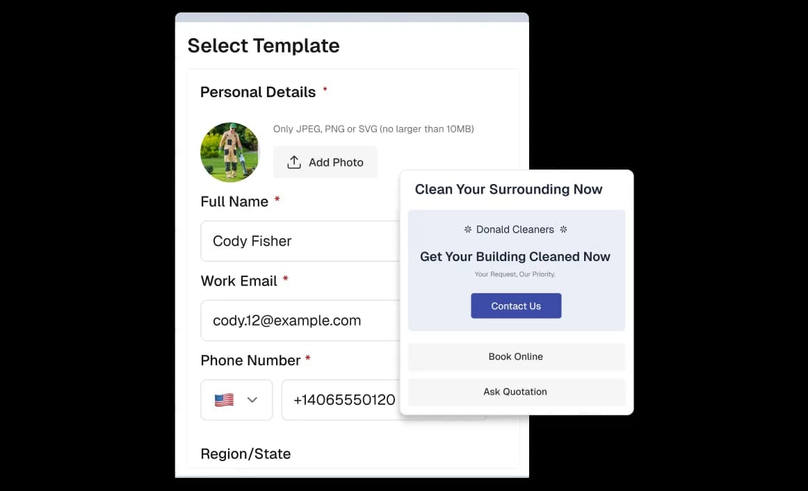 Website Builder feature 2