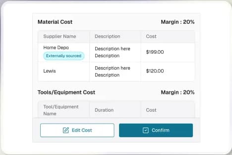 Estimating & quoting in Swivl for HVAC