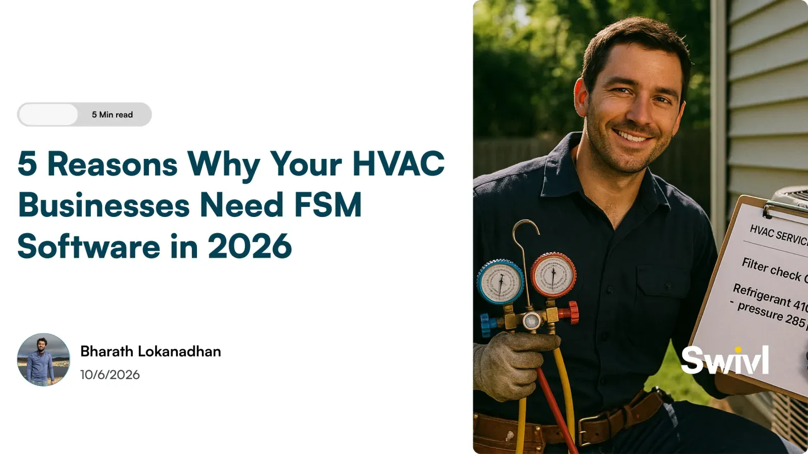 5 Reasons Why Your HVAC Businesses Need FSM Software in 2026