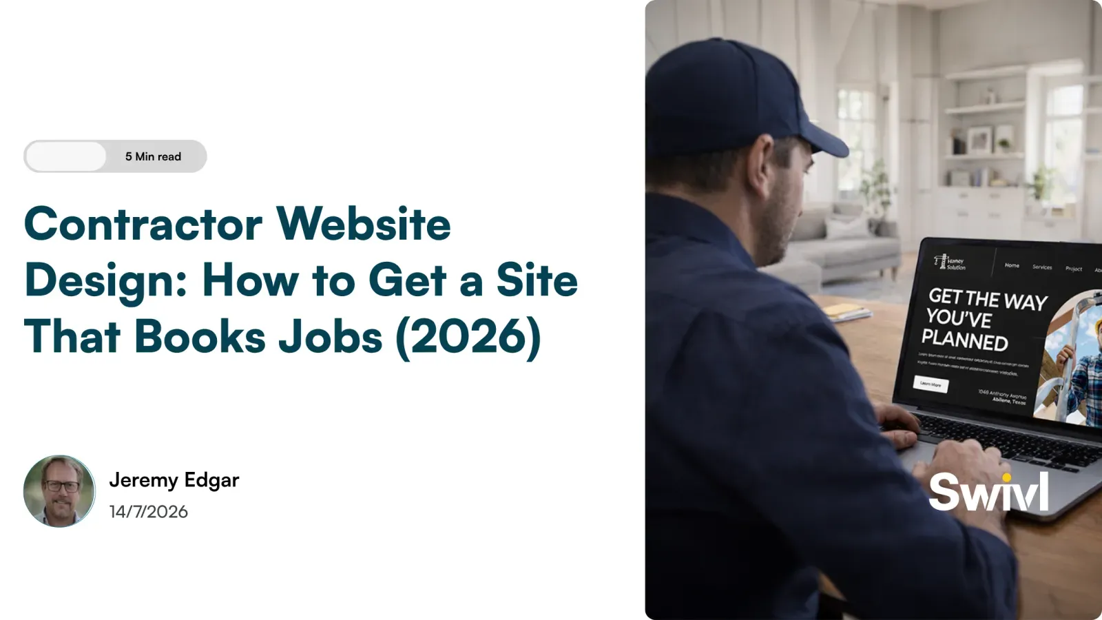 Contractor Website Design: How to Get a Site That Books Jobs (2026)