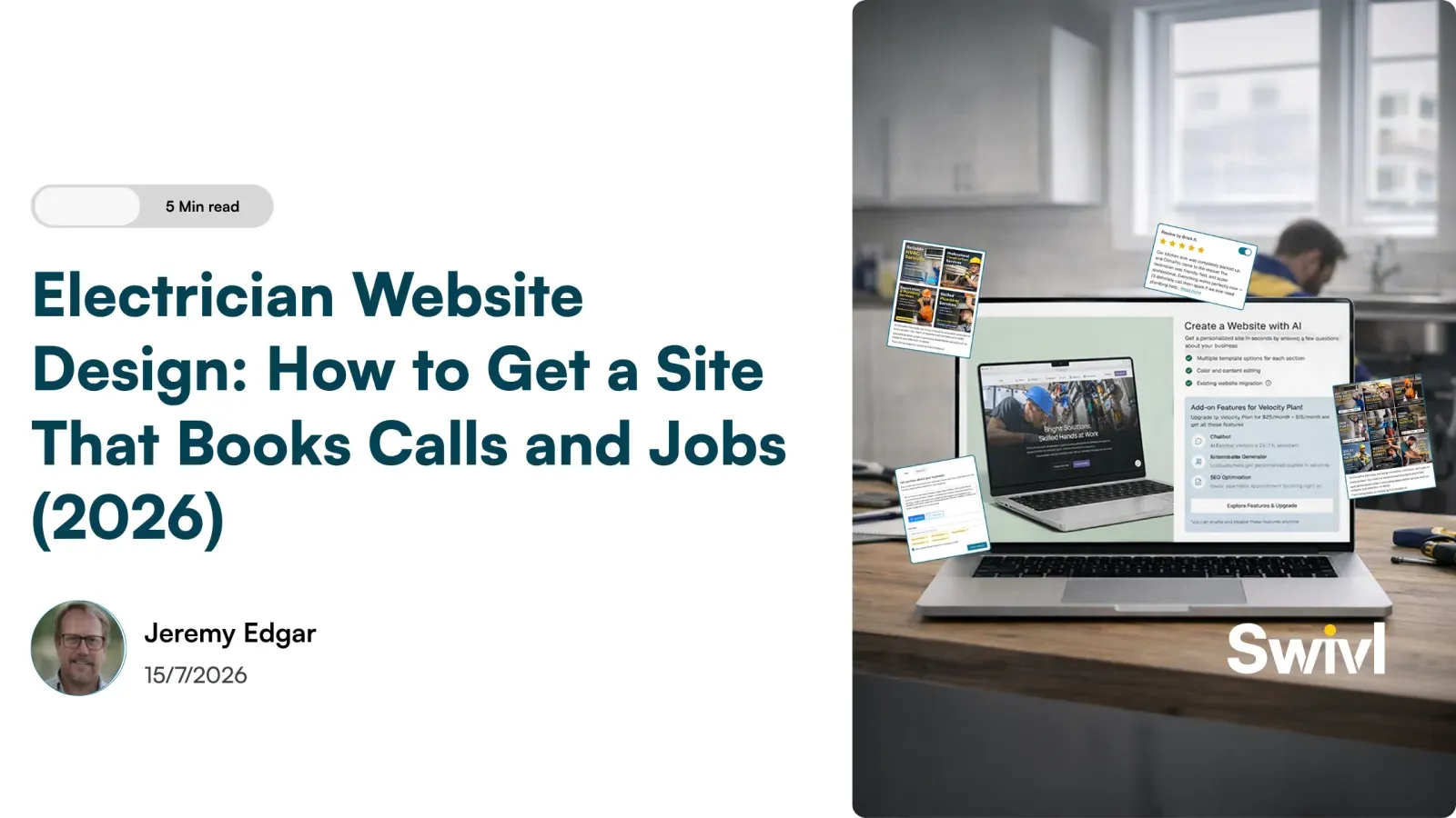 Electrician Website Design: How to Build a Site That Books Calls and Jobs (2026)