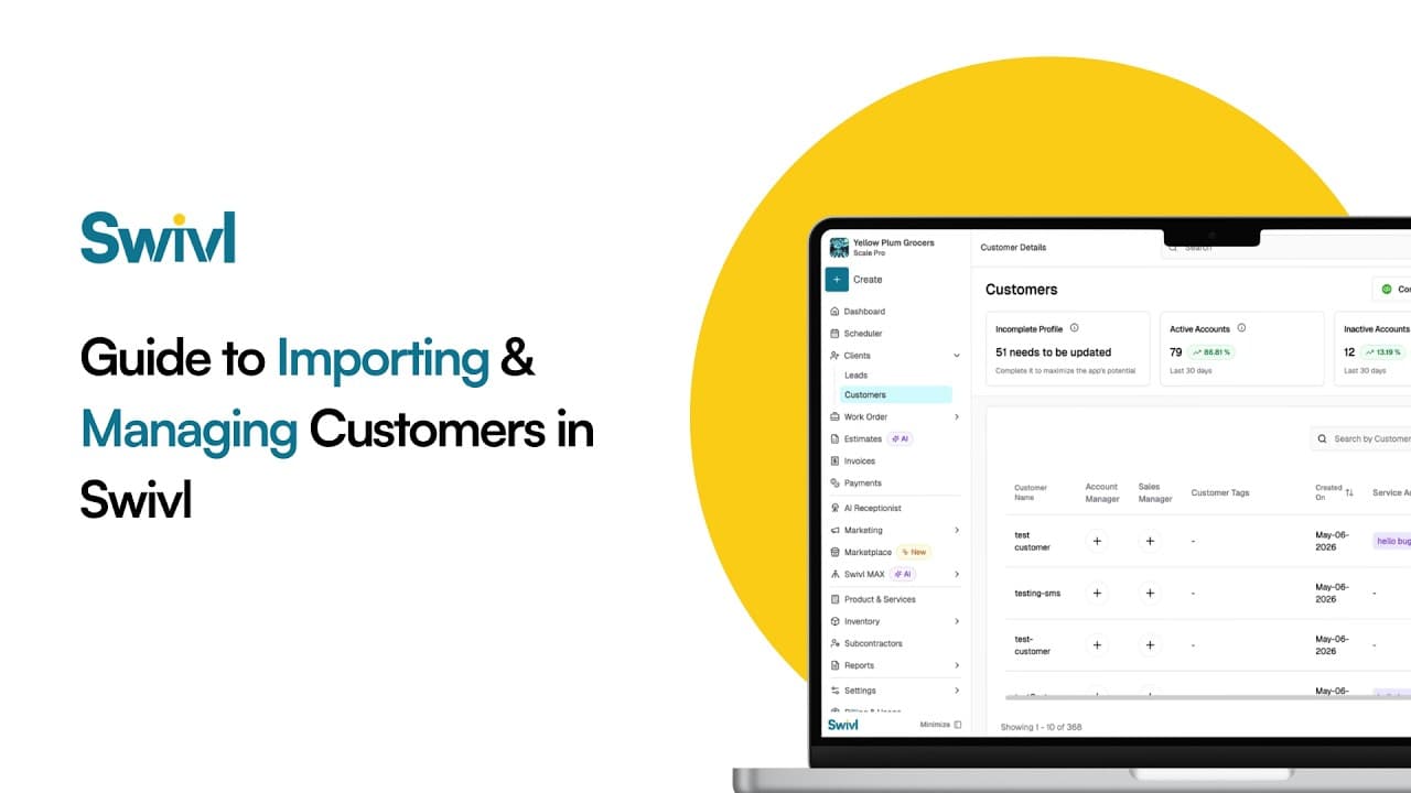 Guide to Importing & Managing Customers in Swivl