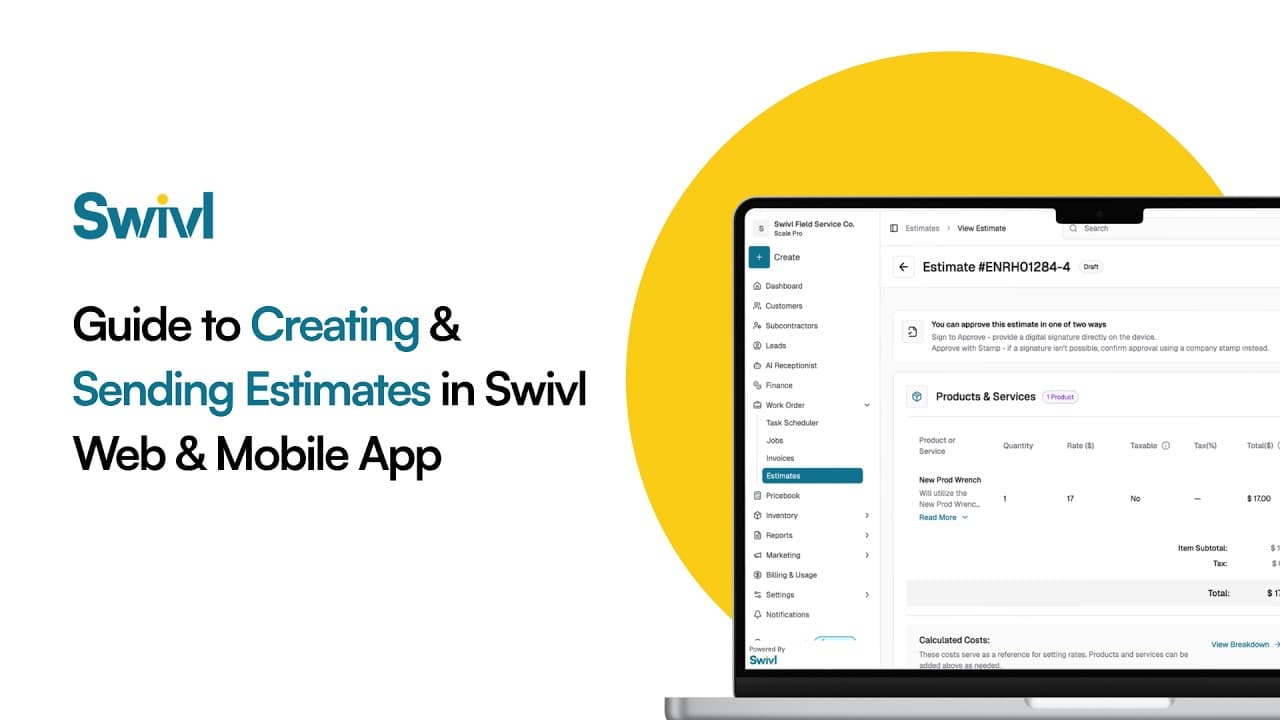 How to Create & Send Estimates From Your Phone | Free Estimate App for Contractors