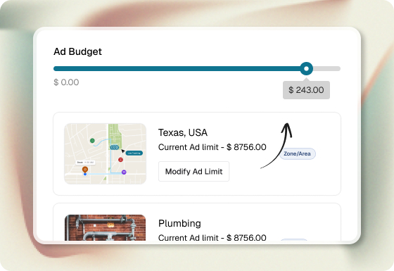 Set a daily budget and service area for Max Ads